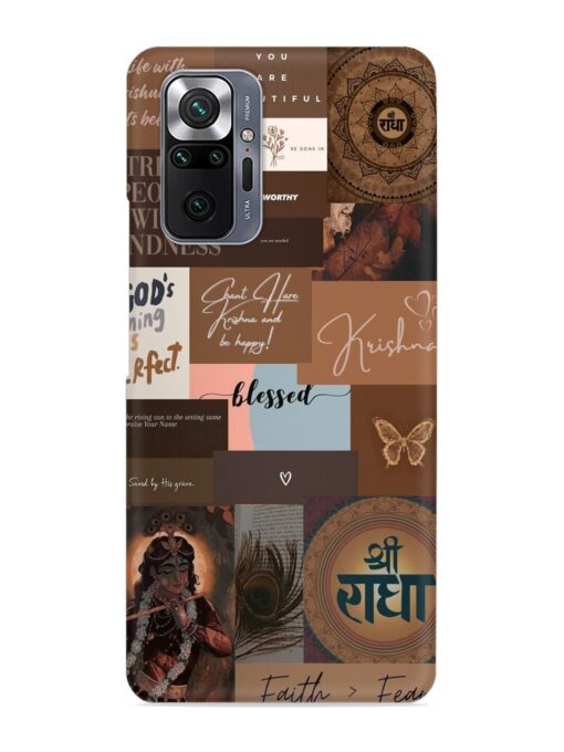 Krishna-Inspired Aesthetic Snap Case for Xiaomi Redmi Note 10 Pro Zapvi