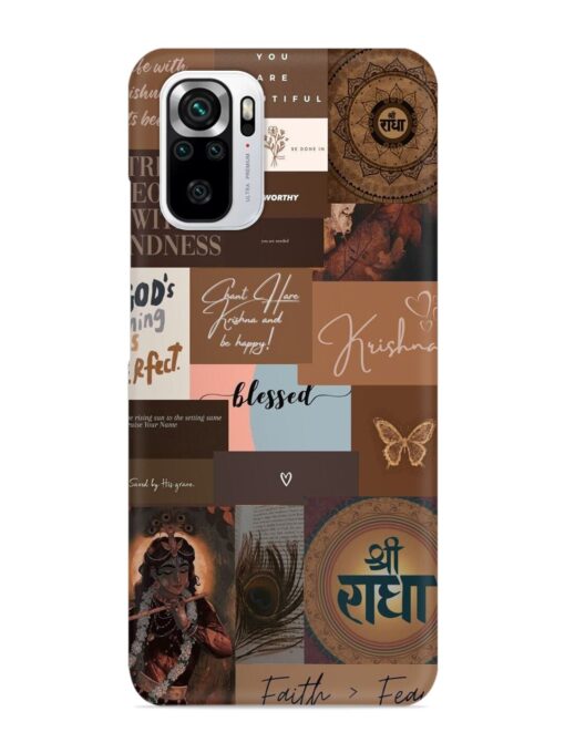 Krishna-Inspired Aesthetic Snap Case for Xiaomi Redmi Note 10S Zapvi