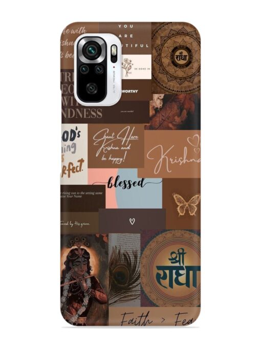 Krishna-Inspired Aesthetic Snap Case for Xiaomi Redmi Note 11 Se