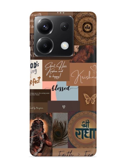 Krishna-Inspired Aesthetic Snap Case for Xiaomi Redmi Note 13 (5G) Zapvi