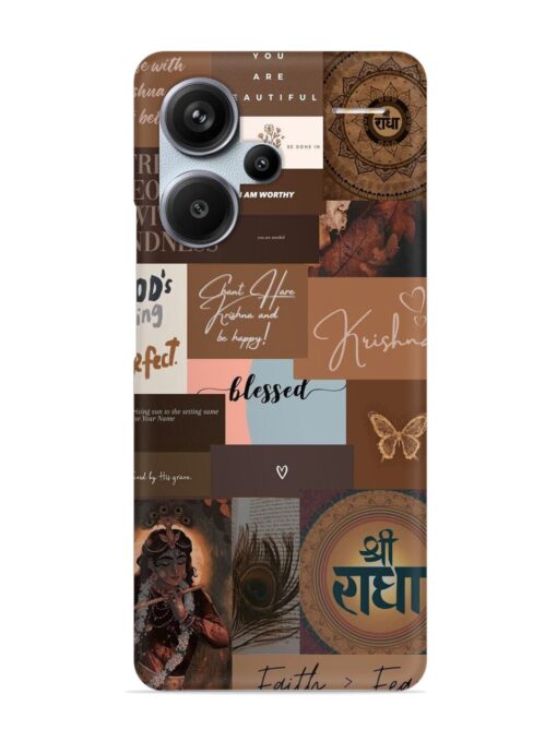 Krishna-Inspired Aesthetic Snap Case for Xiaomi Redmi Note 13 Pro Plus (5G) Zapvi