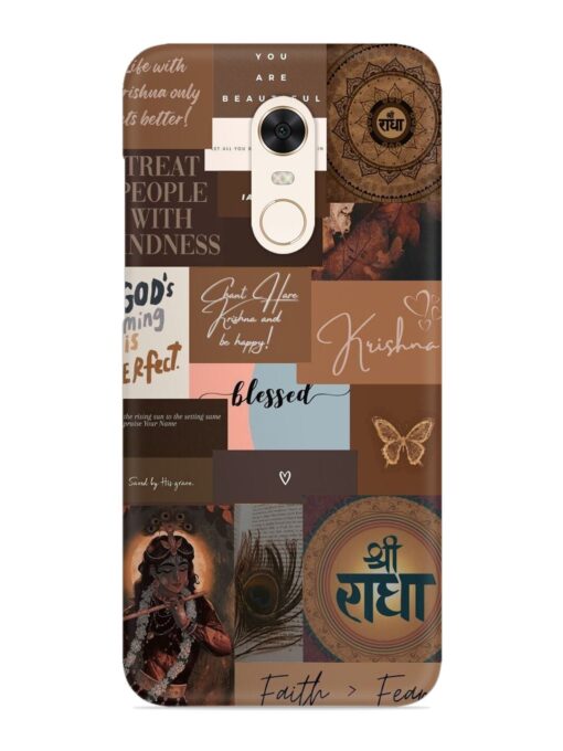 Krishna-Inspired Aesthetic Snap Case for Xiaomi Redmi Note 4 Zapvi