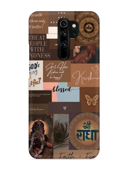 Krishna-Inspired Aesthetic Snap Case for Xiaomi Redmi Note 8 Pro Zapvi