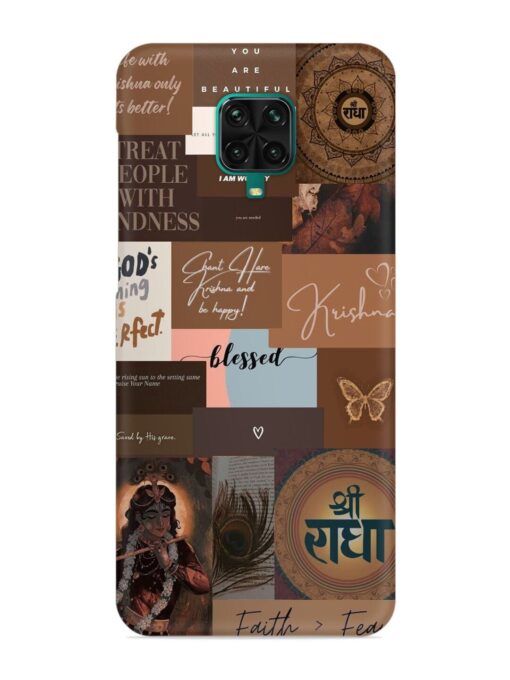 Krishna-Inspired Aesthetic Snap Case for Xiaomi Redmi Note 9 Pro Max Zapvi