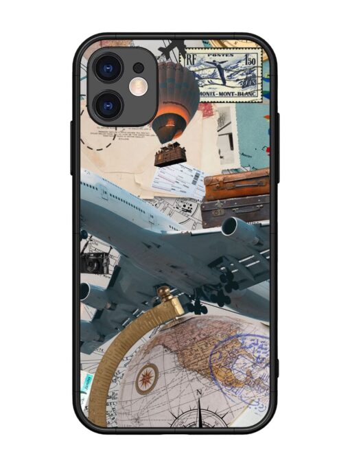 Adventure Awaits Glossy Metal Phone Cover for Apple Iphone 11 Zapvi