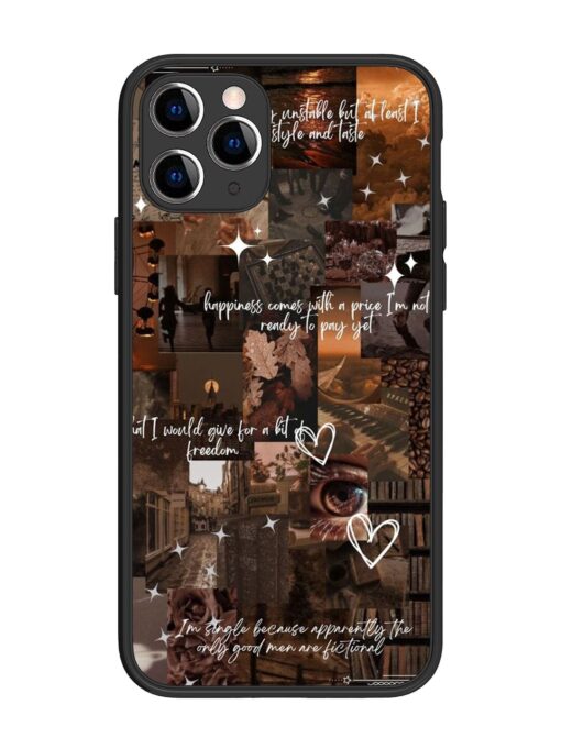 Melancholy Aesthetic Glossy Metal Phone Cover for Apple Iphone 11 Pro