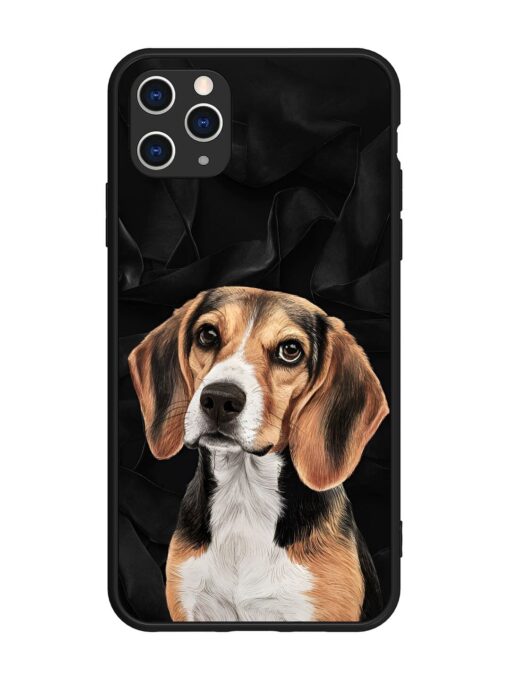 Beagle Portrait Glossy Metal Phone Cover for Apple Iphone 11 Pro Max Zapvi