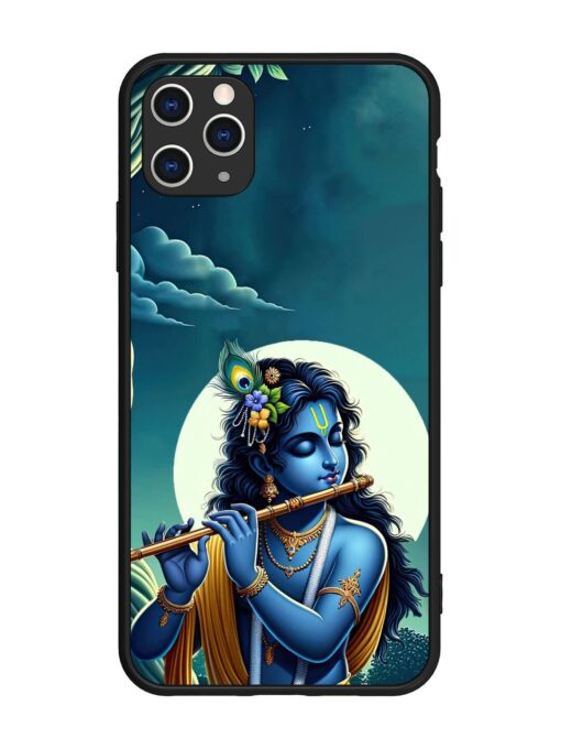 Krishna's Divine Flute Glossy Metal Phone Cover for Apple Iphone 11 Pro Max Zapvi