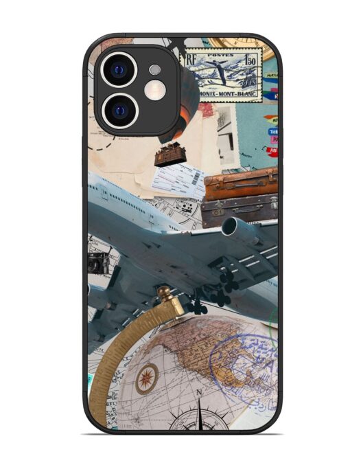 Adventure Awaits Glossy Metal Phone Cover for Apple Iphone 12 Zapvi