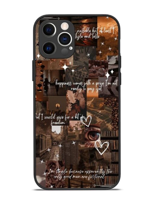 Melancholy Aesthetic Glossy Metal Phone Cover for Apple Iphone 12 Pro Zapvi