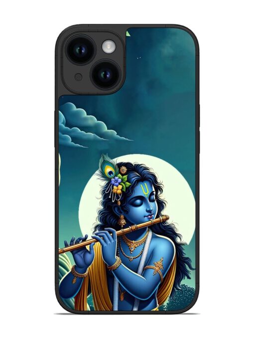 Krishna's Divine Flute Glossy Metal Phone Cover for Apple Iphone 14