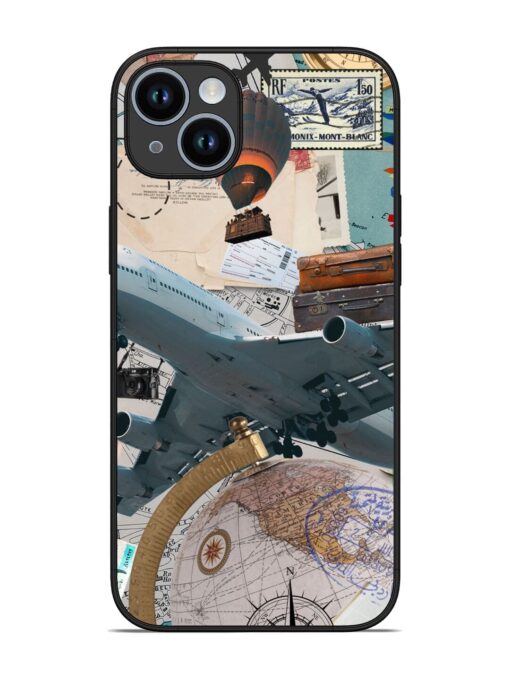 Adventure Awaits Glossy Metal Phone Cover for Apple Iphone 14 Plus Zapvi