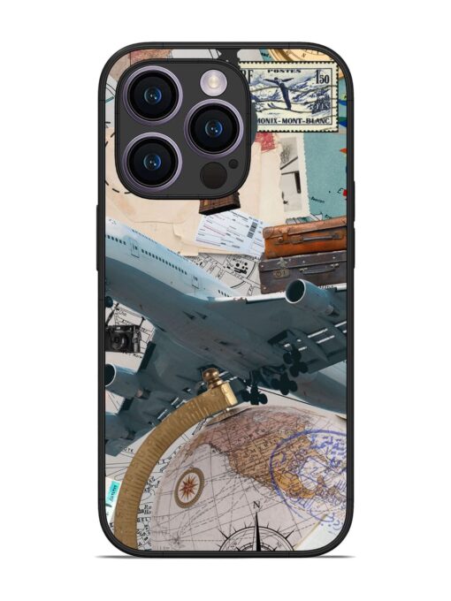 Adventure Awaits Glossy Metal Phone Cover for Apple Iphone 14 Pro Zapvi