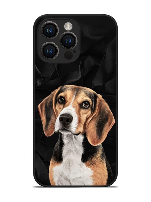 Beagle Portrait Glossy Metal Phone Cover for Apple Iphone 14 Pro Max Zapvi