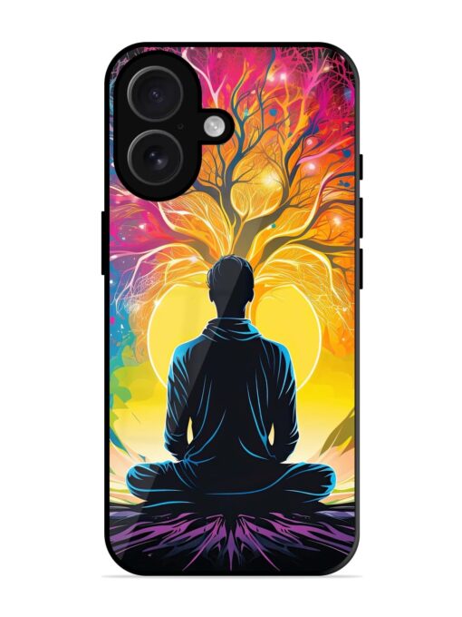 Mind Colourful Glossy Metal Phone Cover for Apple Iphone 16