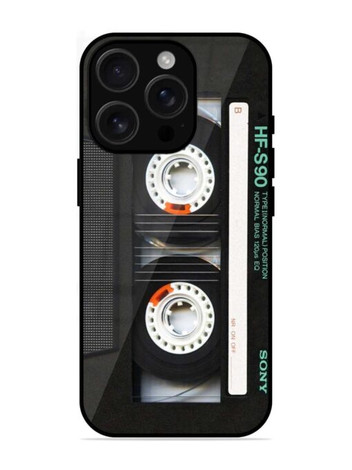 Sony Hf-S90 Cassette Glossy Metal Phone Cover for Apple Iphone 16 Pro Zapvi