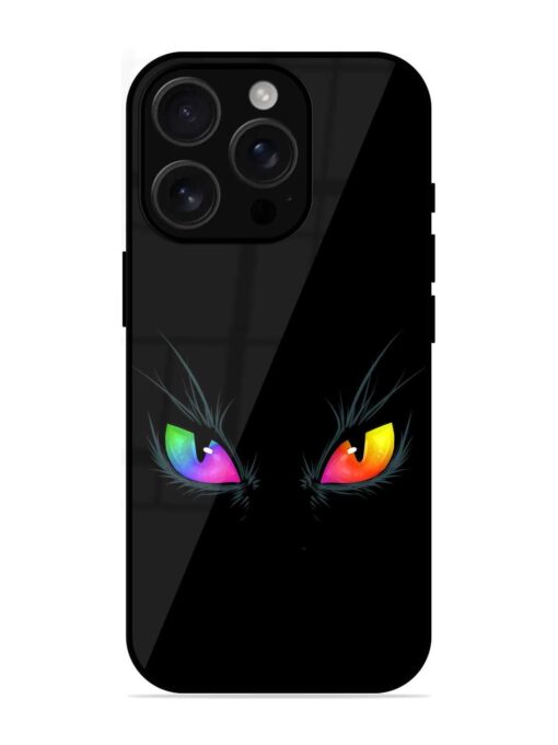 Cat Eyes Glossy Metal Phone Cover for Apple Iphone 16 Pro