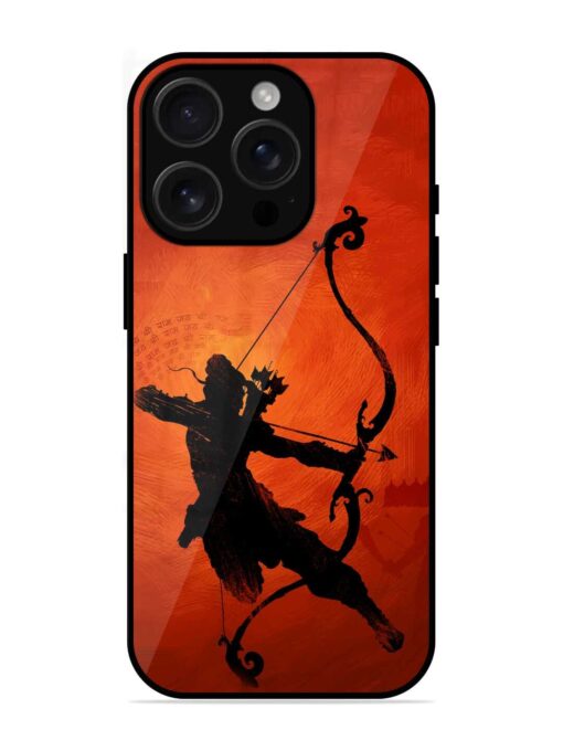 Illustration Lord Rama Glossy Metal Phone Cover for Apple Iphone 16 Pro Zapvi