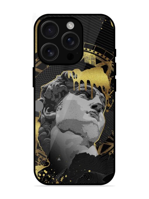 Roman Face Glossy Metal Phone Cover for Apple Iphone 16 Pro Zapvi