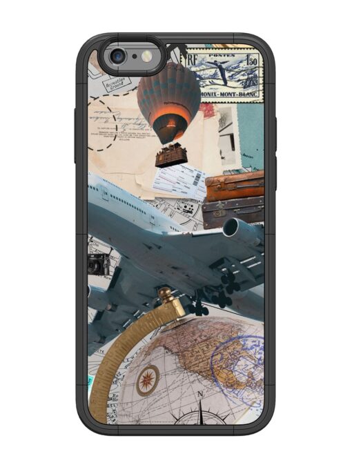 Adventure Awaits Glossy Metal Phone Cover for Apple Iphone 6 Zapvi