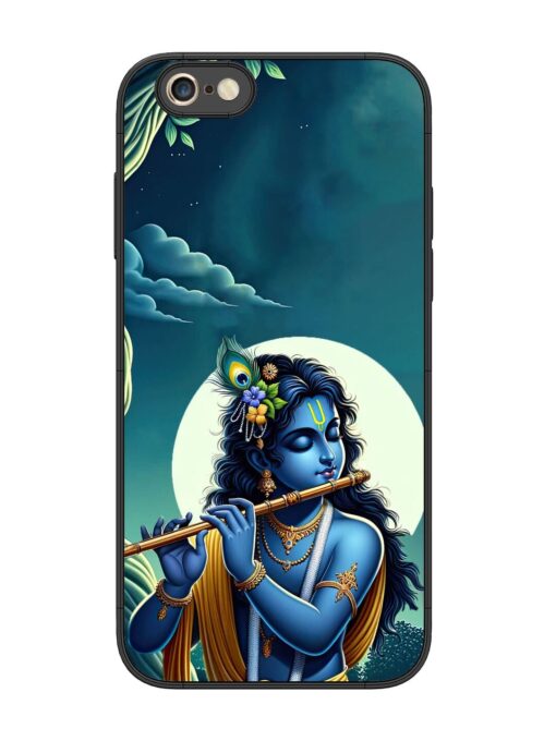 Krishna's Divine Flute Glossy Metal Phone Cover for Apple Iphone 6S Plus Zapvi