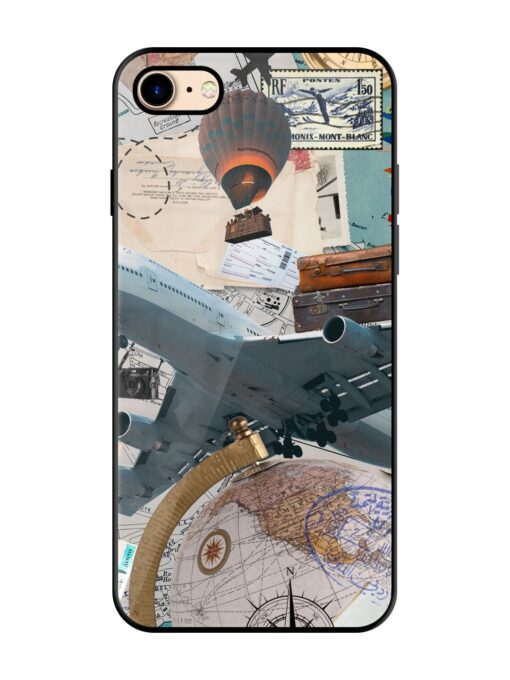 Adventure Awaits Glossy Metal Phone Cover for Apple Iphone 7