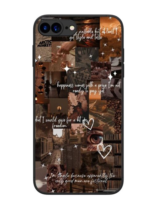 Melancholy Aesthetic Glossy Metal Phone Cover for Apple Iphone 7 Plus Zapvi