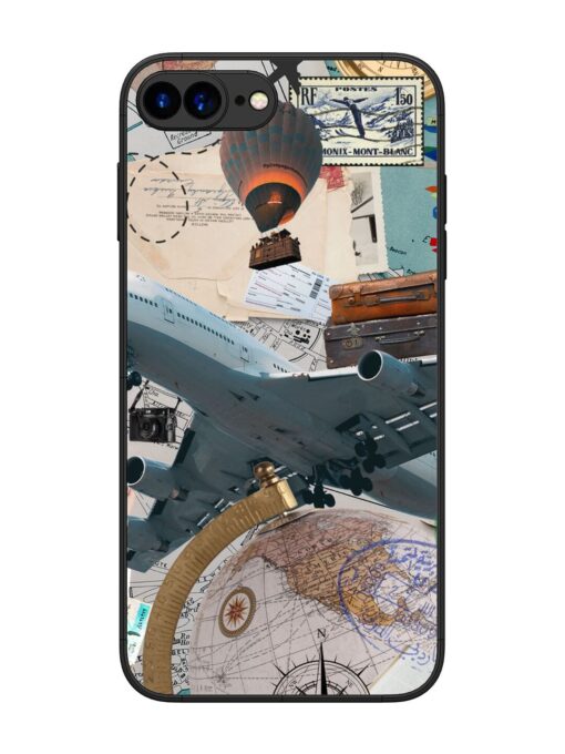 Adventure Awaits Glossy Metal Phone Cover for Apple Iphone 7 Plus