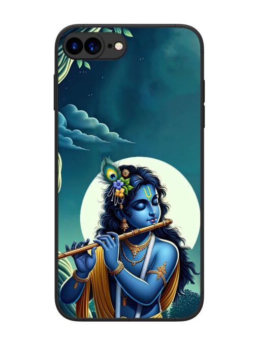 Krishna's Divine Flute Glossy Metal Phone Cover for Apple Iphone 7 Plus Zapvi