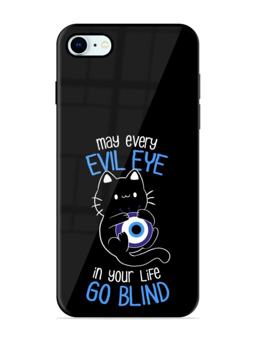 May every evil eye in your life go blind Glossy Metal Phone Cover for Apple Iphone 8