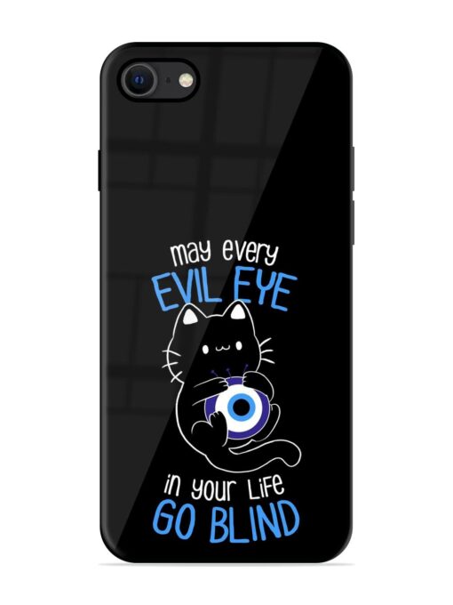 May every evil eye in your life go blind Glossy Metal Phone Cover for Apple Iphone Se (2020) Zapvi