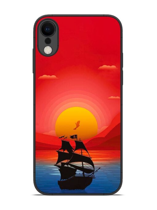 Sunset Sail Glossy Metal Phone Cover for Apple Iphone Xr