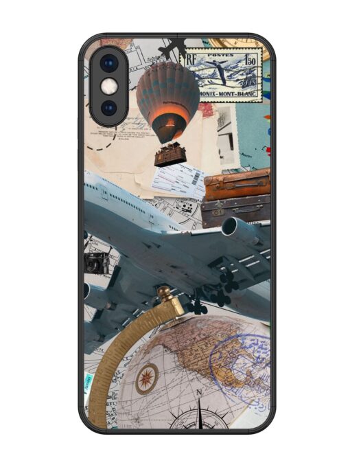 Adventure Awaits Glossy Metal Phone Cover for Apple Iphone Xs Max Zapvi