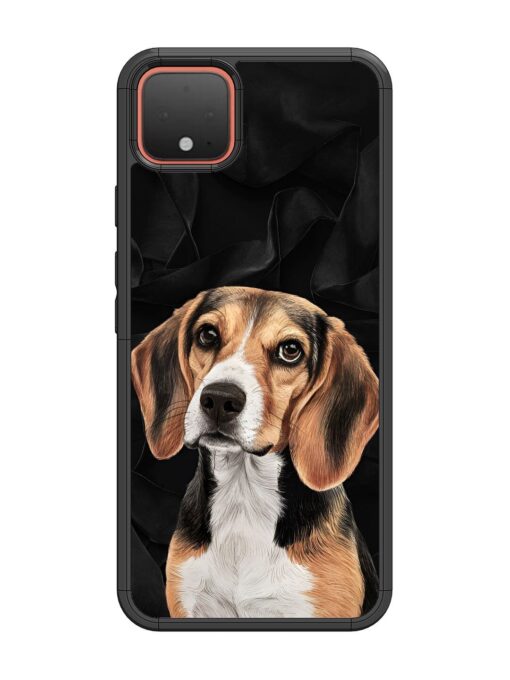 Beagle Portrait Glossy Metal Phone Cover for Google Pixel 4 Zapvi