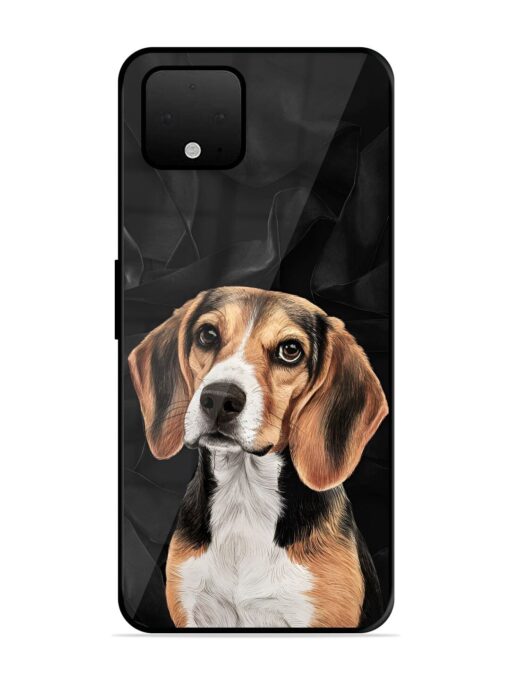 Beagle Portrait Glossy Metal Phone Cover for Google Pixel 4 Xl Zapvi