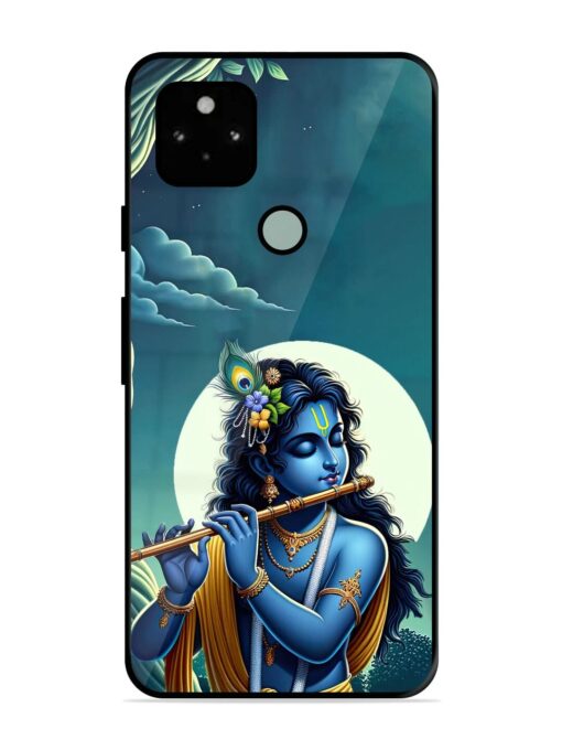 Krishna's Divine Flute Glossy Metal Phone Cover for Google Pixel 5 Zapvi