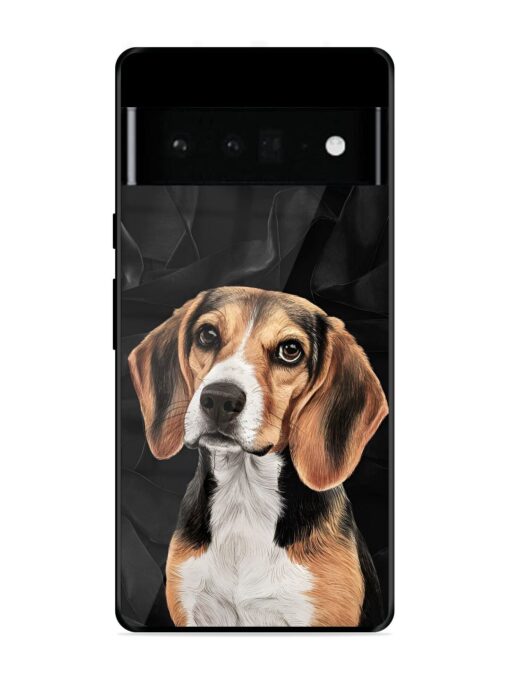 Beagle Portrait Glossy Metal Phone Cover for Google Pixel 6 Pro