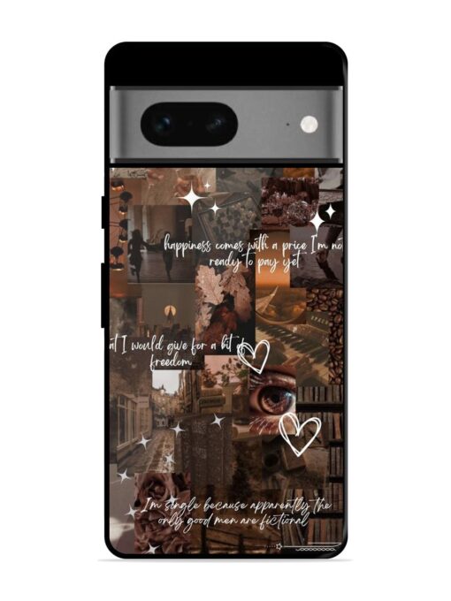 Melancholy Aesthetic Glossy Metal Phone Cover for Google Pixel 7 Zapvi