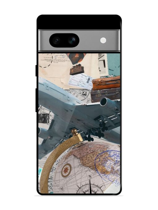 Adventure Awaits Glossy Metal Phone Cover for Google Pixel 7A Zapvi