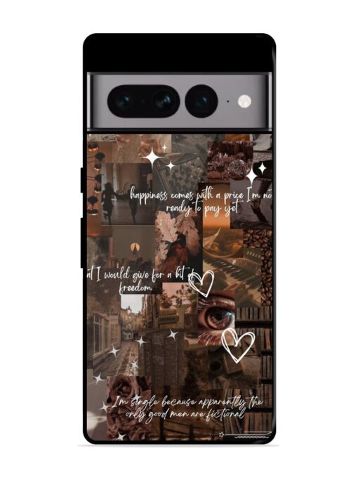 Melancholy Aesthetic Glossy Metal Phone Cover for Google Pixel 7 Pro