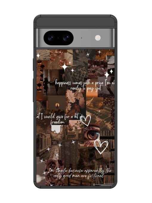 Melancholy Aesthetic Glossy Metal Phone Cover for Google Pixel 8