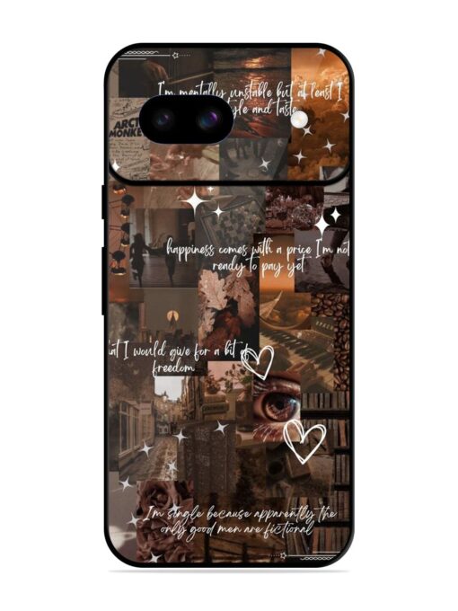 Melancholy Aesthetic Glossy Metal Phone Cover for Google Pixel 8A Zapvi