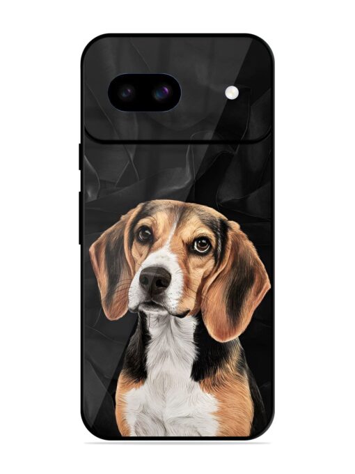 Beagle Portrait Glossy Metal Phone Cover for Google Pixel 8A Zapvi