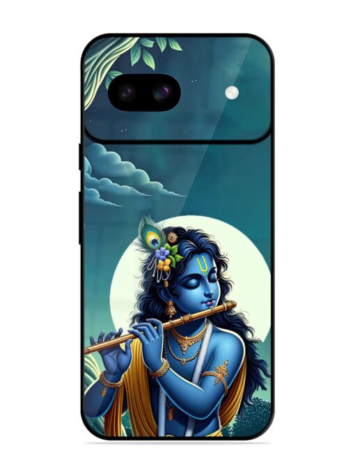 Krishna's Divine Flute Glossy Metal Phone Cover for Google Pixel 8A