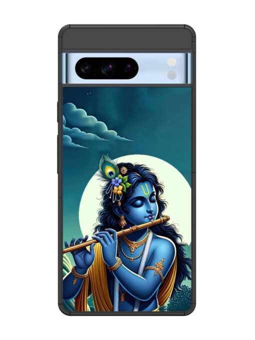 Krishna's Divine Flute Glossy Metal Phone Cover for Google Pixel 8 Pro Zapvi