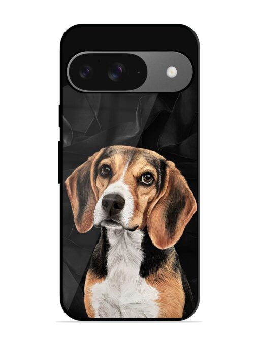 Beagle Portrait Glossy Metal Phone Cover for Google Pixel 9 Zapvi