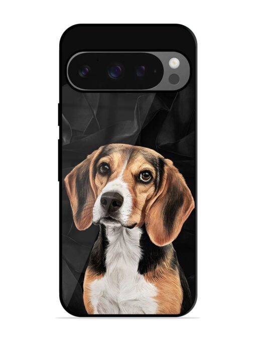 Beagle Portrait Glossy Metal Phone Cover for Google Pixel 9 Pro Xl Zapvi