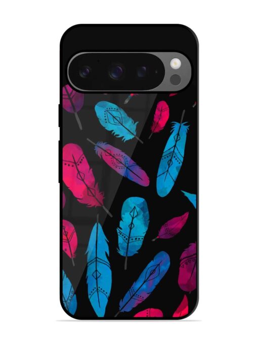 Feather Art Glossy Metal Phone Cover for Google Pixel 9 Pro Xl