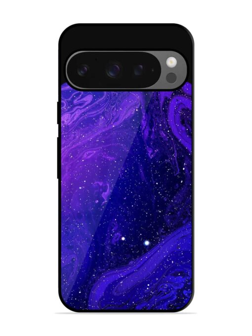 Galaxy Acrylic Abstract Art Glossy Metal Phone Cover for Google Pixel 9 Pro Xl