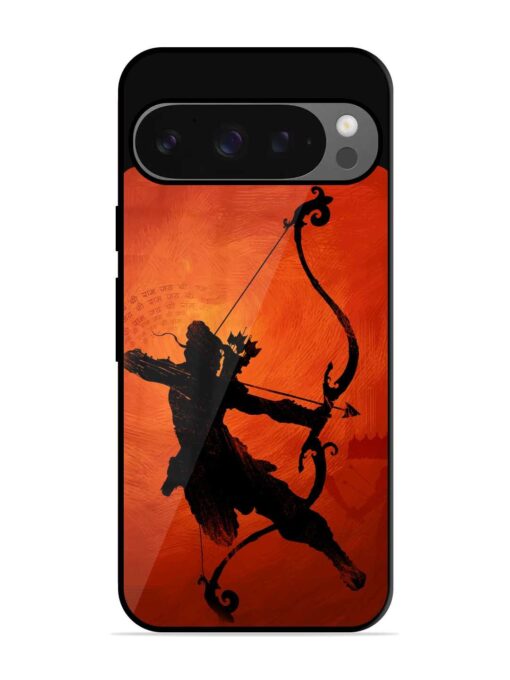 Illustration Lord Rama Glossy Metal Phone Cover for Google Pixel 9 Pro Xl